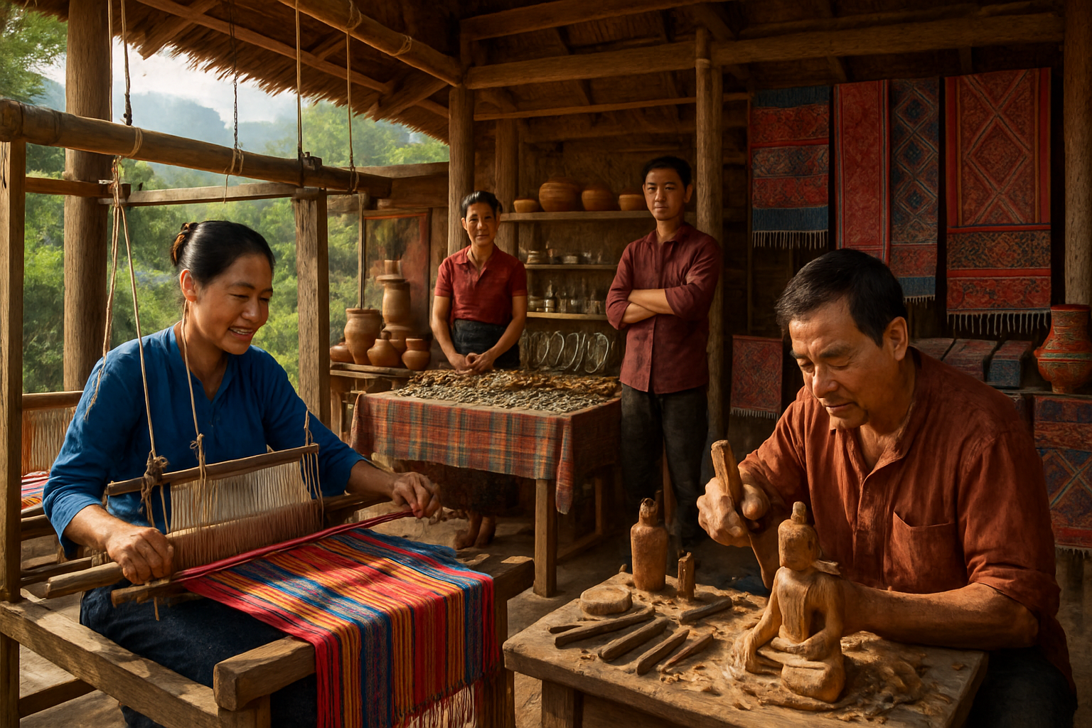 découvrez les artisans du laos et leur savoir-faire unique à travers une rencontre inspirante. explorez leurs techniques ancestrales, leur passion pour l'artisanat et la richesse culturelle qui se cachent derrière chaque création. plongez dans un univers où tradition et créativité se rencontrent.