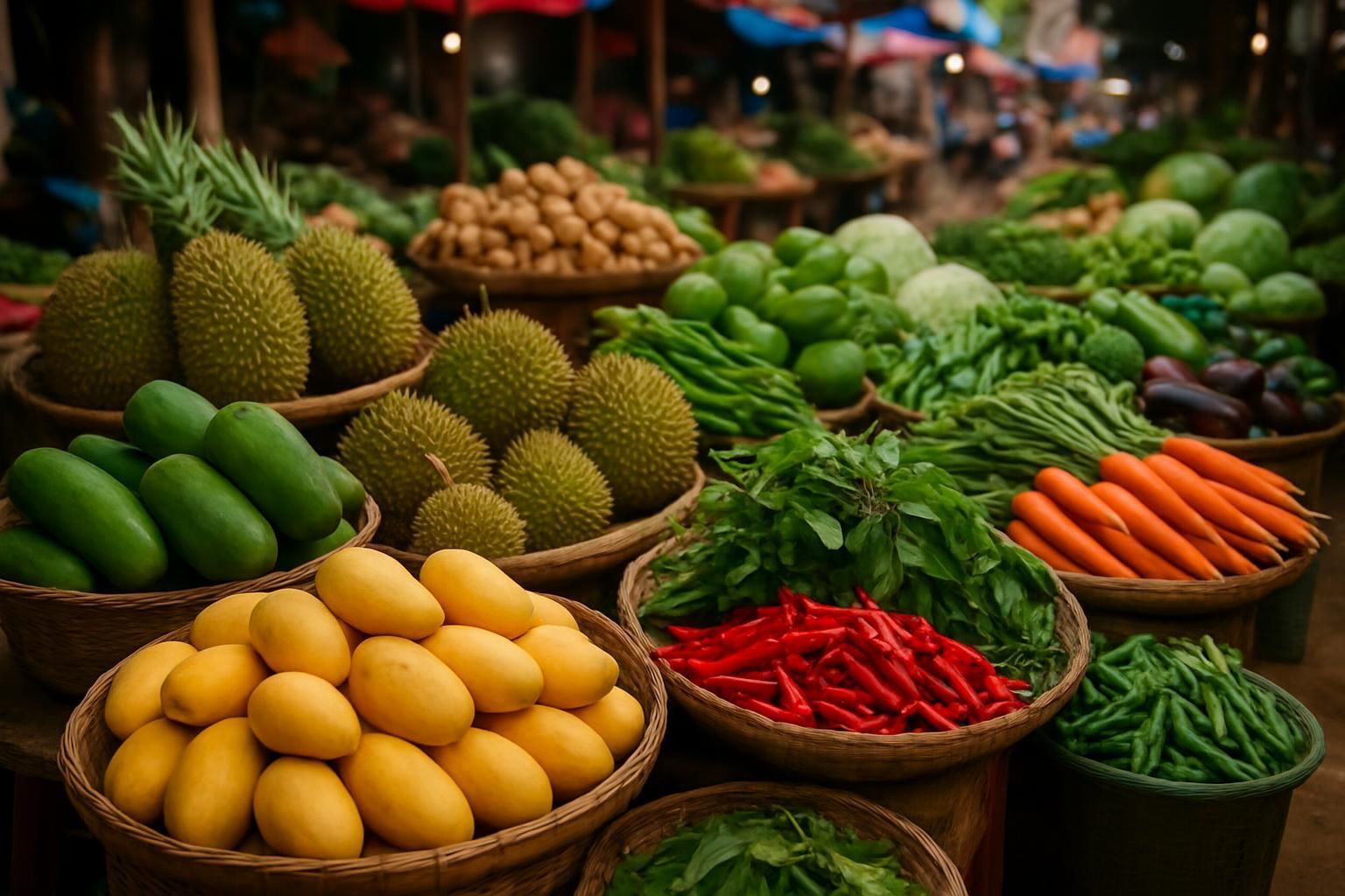 Découvrez les délices du Laos à travers un voyage savoureux au cœur de ses fruits et légumes. Explorez la diversité des saveurs exotiques, des marchés colorés et des recettes traditionnelles qui font la richesse culinaire de ce pays enchanteur.