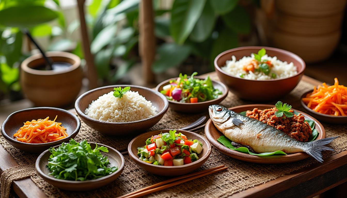 découvrez les plats typiques du laos, la diversité de sa cuisine traditionnelle, ses saveurs uniques et les ingrédients incontournables qui composent le repas laotien.
