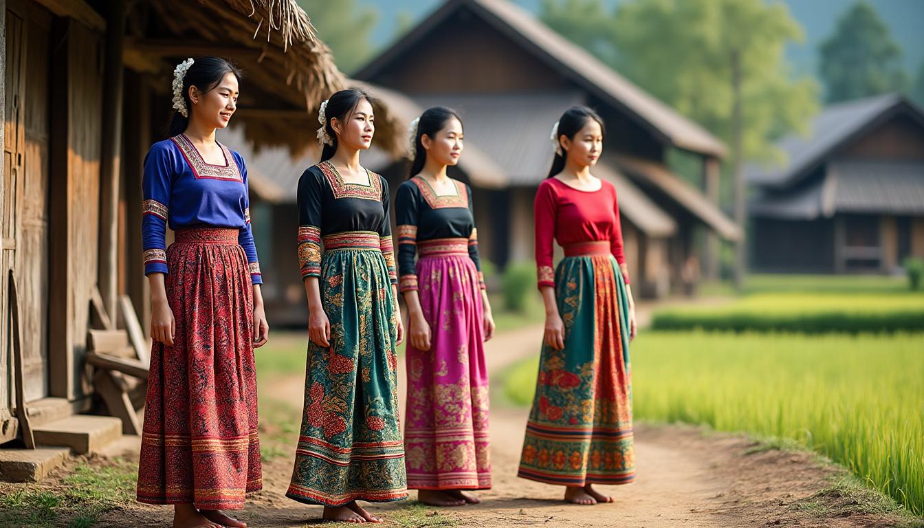 découvrez les tenues traditionnelles du laos, leurs origines, leurs styles variés et leur signification culturelle au sein des différentes ethnies laotiennes.