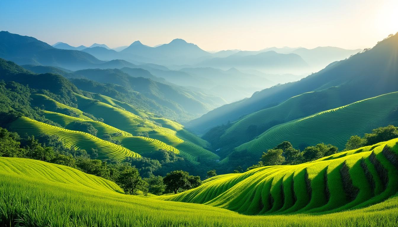 découvrez les paysages typiques du laos : montagnes luxuriantes, rizières en terrasses, fleuves majestueux et villages traditionnels qui font tout le charme de ce pays d’asie du sud-est.