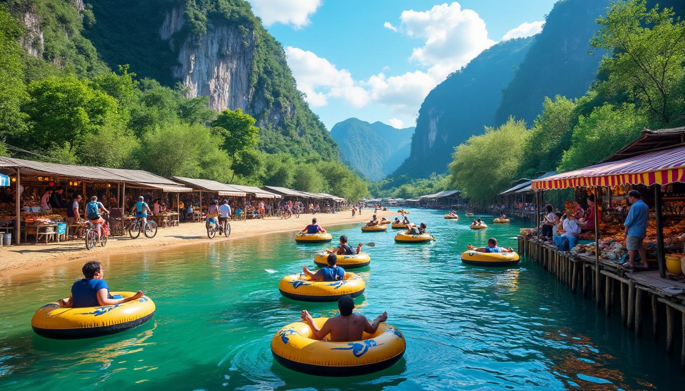 découvrez les meilleures activités touristiques à vang vieng, entre aventures en pleine nature, excursions en kayak, ballades en montgolfière et exploration des grottes pittoresques.